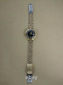Vintage 1967 Bulova Accutron Astronaut 14k Gold Filled Watch M7 For Parts Repair
