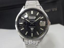 Vintage 1968 CITIZEN Automatic watch Crystal Seven 7 33J for parts