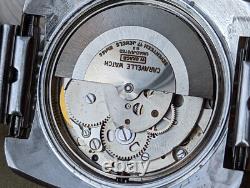 Vintage 1970 Caravelle Day-Date Watch withAS 1916 Mvmt, Runs FOR PARTS/REPAIR