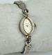 Vintage 1970 Ladies BULOVA 14k Solid White Gold Mechanical Watch 6BC (For Parts)