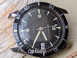 Vintage 1970's Orvin Divers Watch withWarm Patina, Runs SLOW FOR PARTS/REPAIR