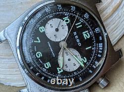 Vintage 1970's REGO Chronograph withR. Lapanouse 2370 Mvmt FOR PARTIAL PARTS ONLY