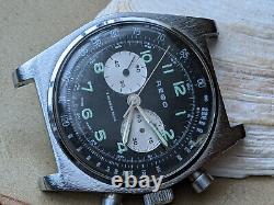 Vintage 1970's REGO Chronograph withR. Lapanouse 2370 Mvmt FOR PARTIAL PARTS ONLY