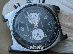 Vintage 1970's REGO Chronograph withR. Lapanouse 2370 Mvmt FOR PARTIAL PARTS ONLY