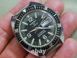 Vintage 1970s DORSET 7J Automatic Men's Diver Watch - For Repair /Parts