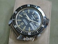 Vintage 1970s DORSET 7J Automatic Men's Diver Watch - For Repair /Parts