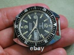 Vintage 1970s DORSET 7J Automatic Men's Diver Watch - For Repair /Parts