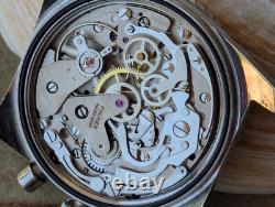 Vintage 1970s Gallet Solar Divers Chronograph withBrown Dial, Runs FOR PARTS/REPAIR