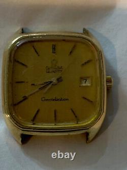 Vintage 1970s Omega Quartz Constellation 10K GOLD Filled Wristwatch NOT WORKING