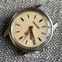 Vintage 1972 Bulova Accutron 218 Stainless Steel Wristwatch for PARTS / REPAIR