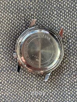 Vintage 1972 Bulova Accutron 218 Stainless Steel Wristwatch for PARTS / REPAIR