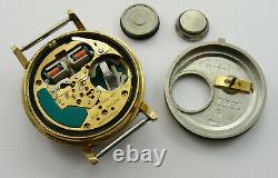 Vintage 1973 Bulova Spaceview Accutron N3 Gents Watch Not Working For Repair