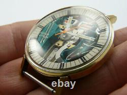 Vintage 1973 Bulova Spaceview Accutron N3 Gents Watch Not Working For Repair