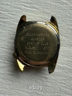 Vintage 1976 Bulova Accutron 10k RGP Tuning Fork Watch For Parts Or Repair