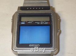 Vintage 1983 Seiko James Bond Television Wrist Watch T001-5019 Not Working