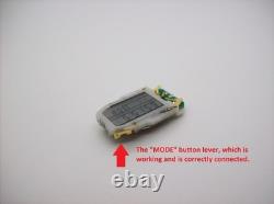 Vintage 1990 Timex Skiathlom 45MM Digital Thermometer BROKEN for parts / repair