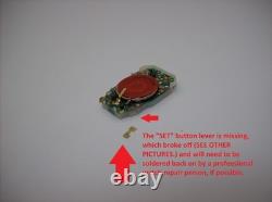 Vintage 1990 Timex Skiathlom 45MM Digital Thermometer BROKEN for parts / repair