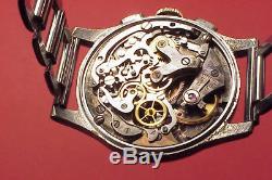 Vintage 34mm PARKER VENUS 150 COLUMN WHEEL CHRONOGRAPH Wristwatch REPAIRS