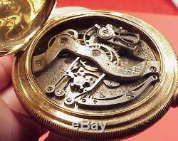 Vintage 50mm TIMING & REPEATING WATCH CO CHRONOGRAPH Pocket Watch STAFF REPAIRS