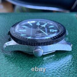 Vintage 60's Sidros Skin Diver 5 ATM Manual Wind Wristwatch for PARTS / REPAIR
