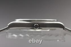 Vintage? AS-IS? SEIKO SUPERIOR Twin Quartz 9983-8000 Silver Men's Watch JAPAN