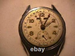 Vintage Alsta 17J Triple Date Wristwatch for Parts
