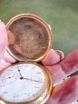 Vintage (Antique) Elgin Ladies Pocket Watch Initial W FOR PARTS