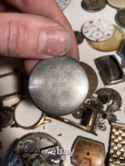 Vintage Antique Watch Parts Including Some Elgin Parts