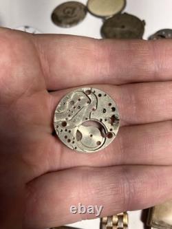 Vintage Antique Watch Parts Including Some Elgin Parts