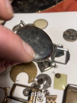 Vintage Antique Watch Parts Including Some Elgin Parts