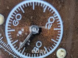 Vintage Arnex Divers Chronograph withTropical Brown Dial, Runs FOR PARTS/REPAIR