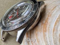 Vintage Arnex Divers Chronograph withTropical Brown Dial, Runs FOR PARTS/REPAIR