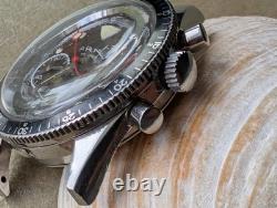 Vintage Arnex Divers Chronograph withTropical Brown Dial, Runs FOR PARTS/REPAIR