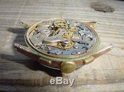 Vintage BOVET Chronograph Watch Parts only Bad Case