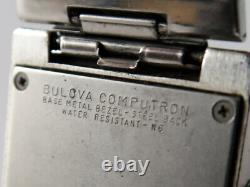 Vintage BULOVA COMPUTRON LED Watch Original Bracelet FOR PARTS