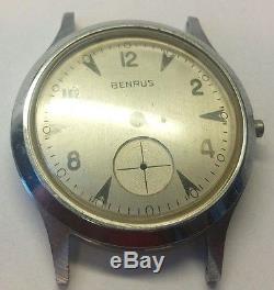Vintage Benrus Men's Watch NOT WORKING For Parts