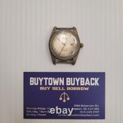 Vintage Bolexine 21 Jewels Super Datomatic Broken Watch Face For Parts Or Repair