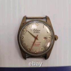 Vintage Bolexine 21 Jewels Super Datomatic Broken Watch Face For Parts Or Repair