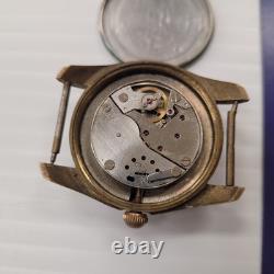 Vintage Bolexine 21 Jewels Super Datomatic Broken Watch Face For Parts Or Repair