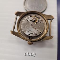 Vintage Bolexine 21 Jewels Super Datomatic Broken Watch Face For Parts Or Repair