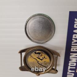 Vintage Bolexine 21 Jewels Super Datomatic Broken Watch Face For Parts Or Repair