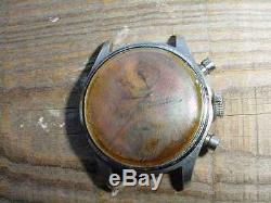 Vintage Bovet Chronograph Watch Case Movement Parts