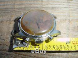 Vintage Bovet Chronograph Watch Case Movement Parts
