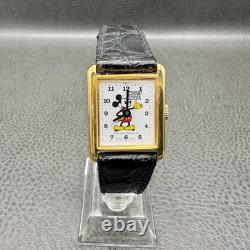 Vintage Bradley Disney Mickey Mouse Watch Registered Edition For Parts or Repair