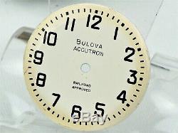 Vintage Bulova ACCUTRON 10kt Gold Filled #214 Case, @ 1966 withNOS R. R. Dial