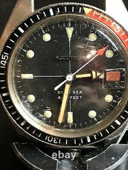 Vintage Bulova Accutron 666 Deep Sea Divers Watch Parts Repair N0