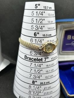 Vintage Bulova Diane-A 17J Ladies Watch 1950s with Box & Tag Not Working