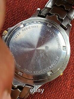 Vintage Bulova Marine Star Men's Watch for parts or repair untested J1