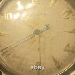 Vintage Bulova radium lume wristwatch READ DESC. 1950s bulova