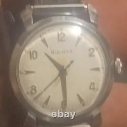 Vintage Bulova radium lume wristwatch READ DESC. 1950s bulova